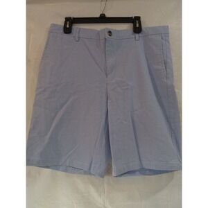 Wicked Stitch Mens Flex Fabric Chino Shorts Size 36 Light Blue Casual Summer